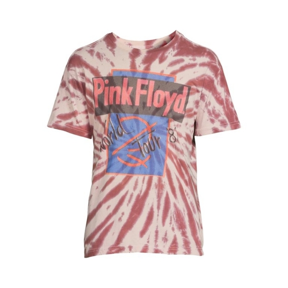 Pink Floyd World Tour Men's Tie Dye T-Shirt - Picture 5 of 6